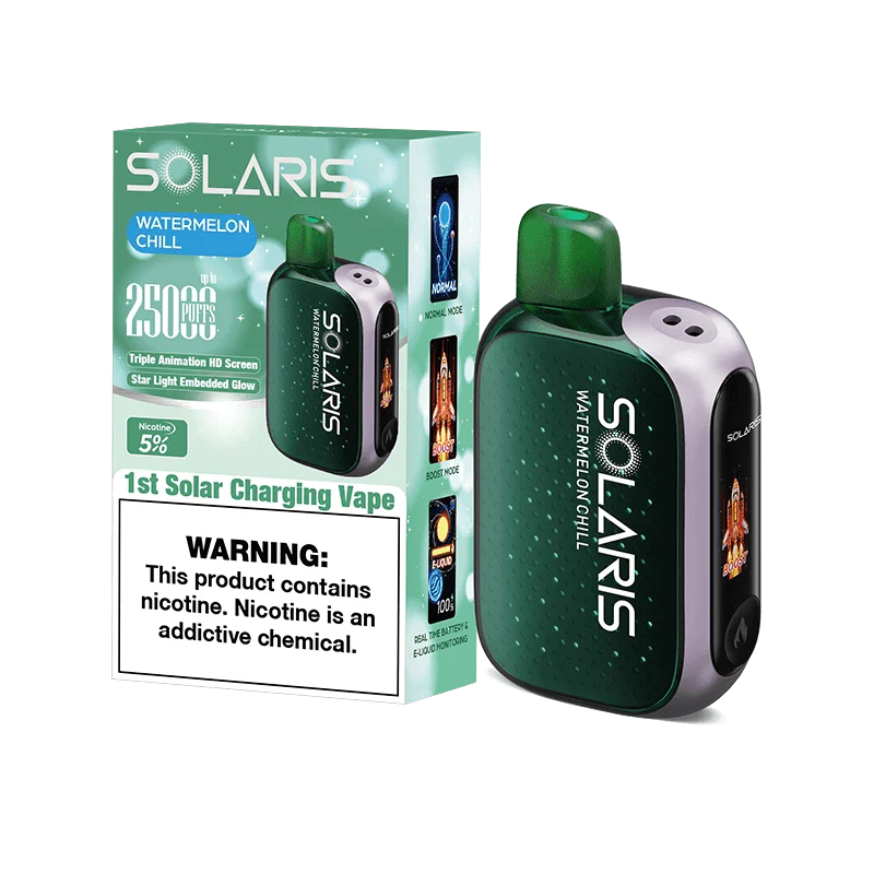 Solaris disposable vape solaris 25k disposable vape watermelon chill