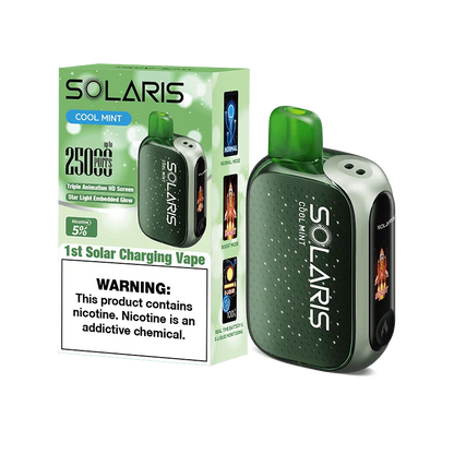 Solaris disposable vape solaris 25k disposable vape cool mint