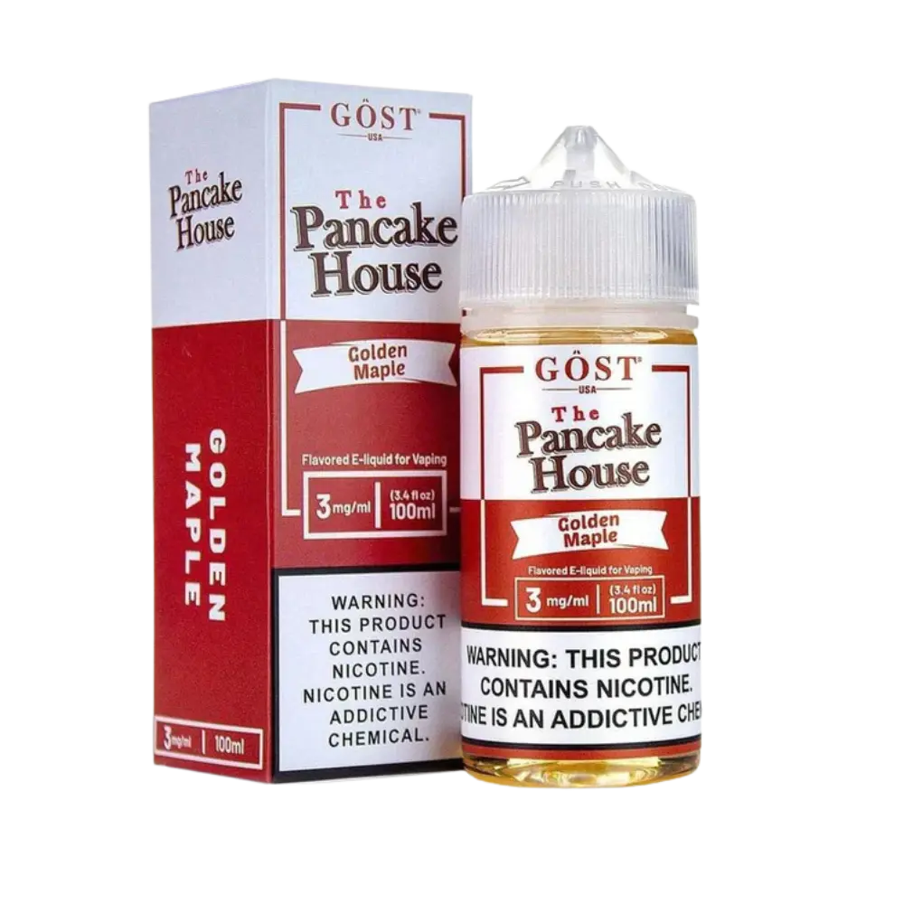 The Pancake House Golden Maple Vape Juice 100ml - by Gost Vapor