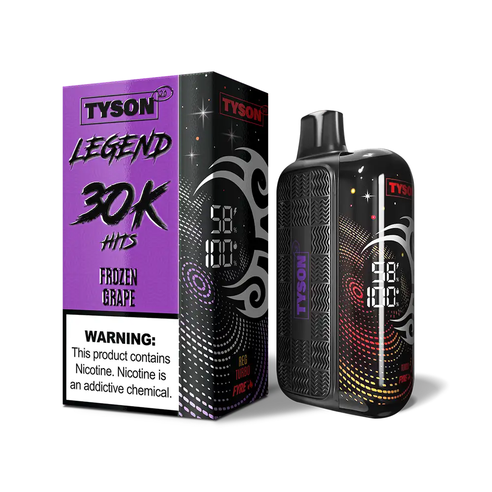 Tyson 2 legend 30k disposable frozen grape