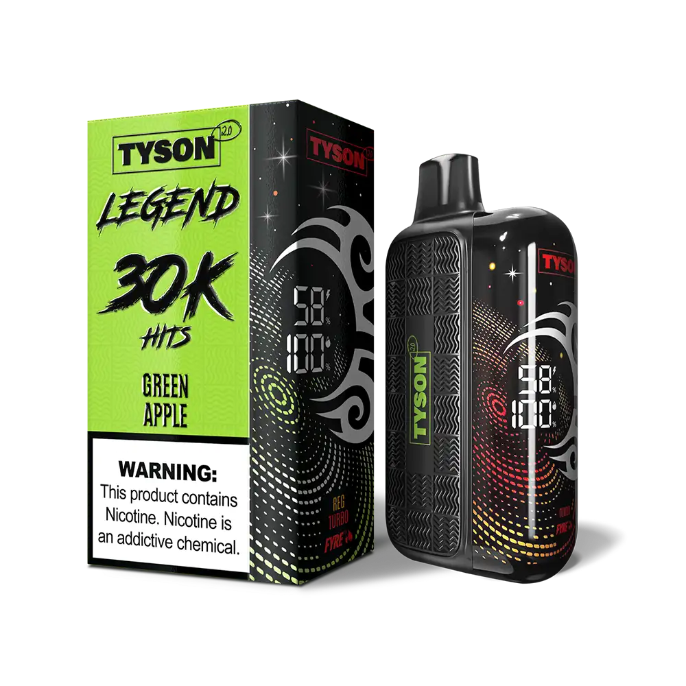 Tyson 2 legend 30k disposable green apple