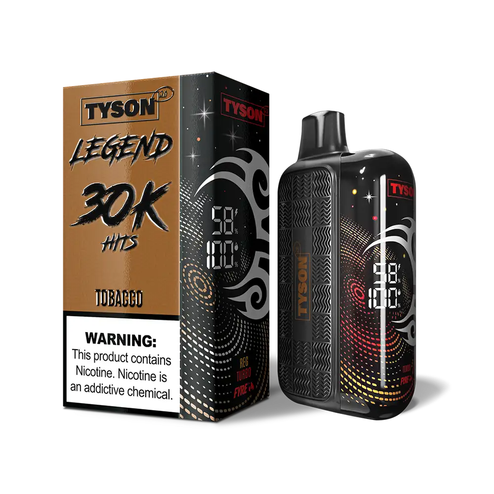 Tyson 2 legend 30k disposable tobacco