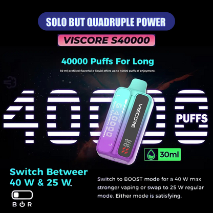 Uwell vape viscore s40000 disposable vape