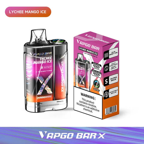 VAPGO BAR X 12K Disposable Vape 12000 Puffs