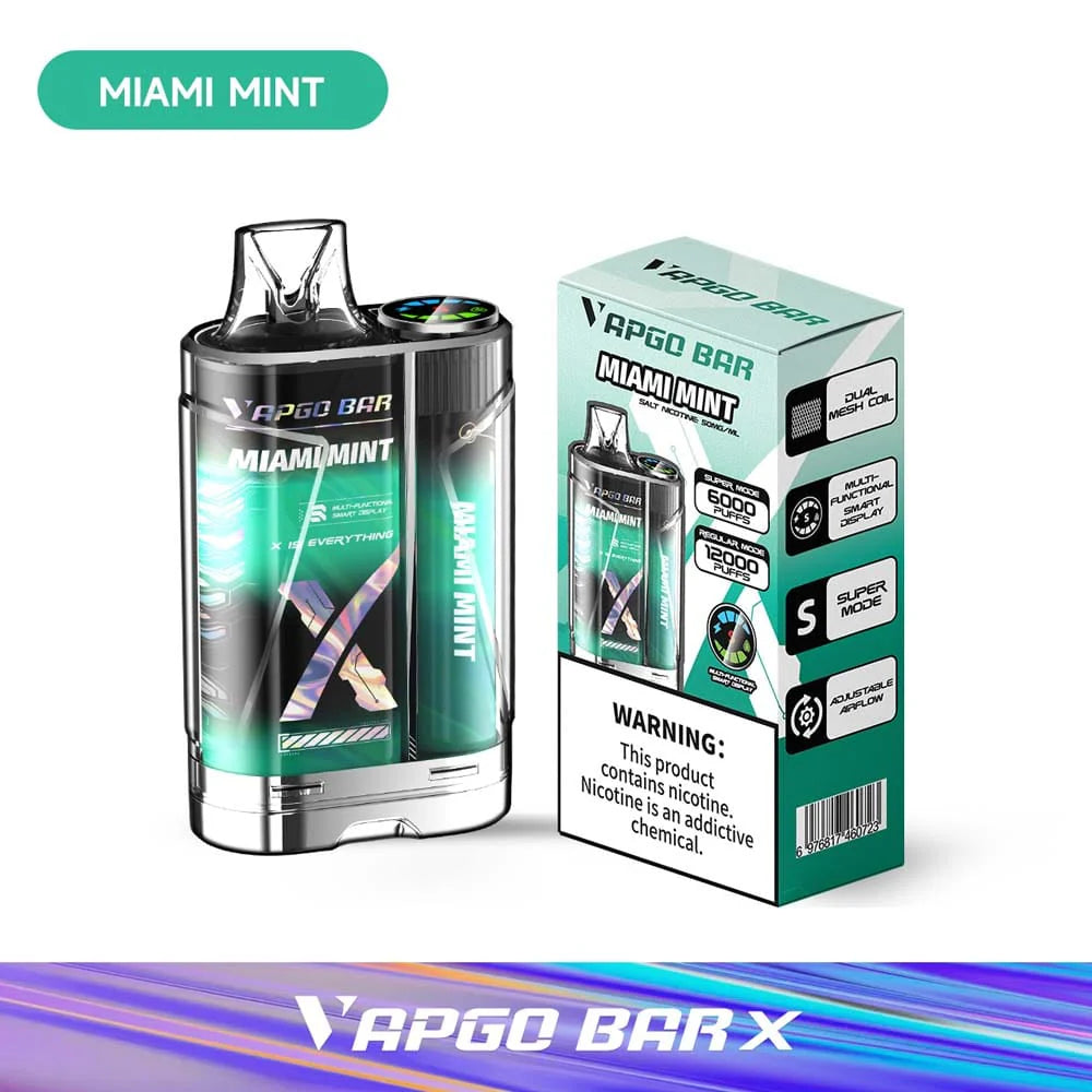 VAPGO BAR X 12K Disposable Vape 12000 Puffs