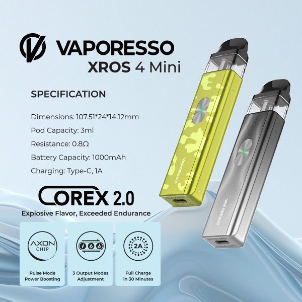 Vaporesso xros4 mini pod kit