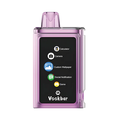 Vookbar cyber pro disposable vape 30000 puffs grape ice