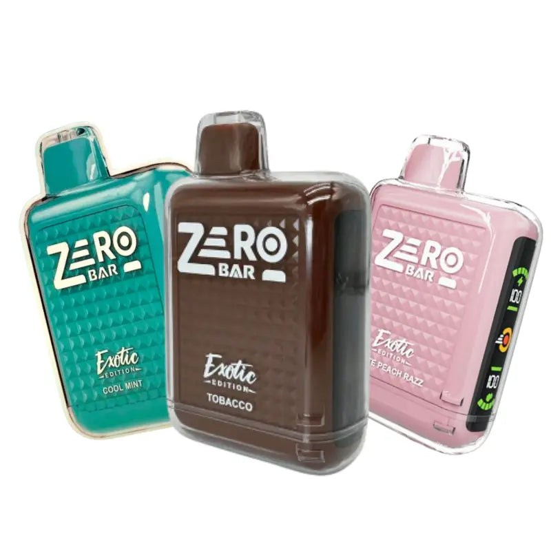 Zero bar exotic edition nicotine free vape